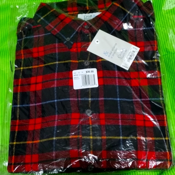 NWT Men's Flannel Shirt sz L - Picture 1 of 5